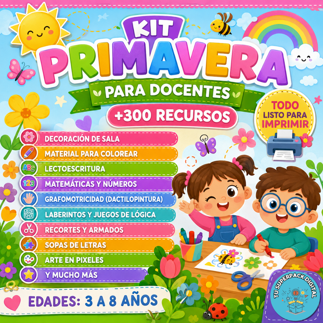KIT PRIMAVERA +300 ACTIVIDADES