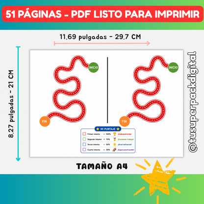 KIT JUEGOS MENTALES PARA NIÑOS - 51 ACTIVIDADES