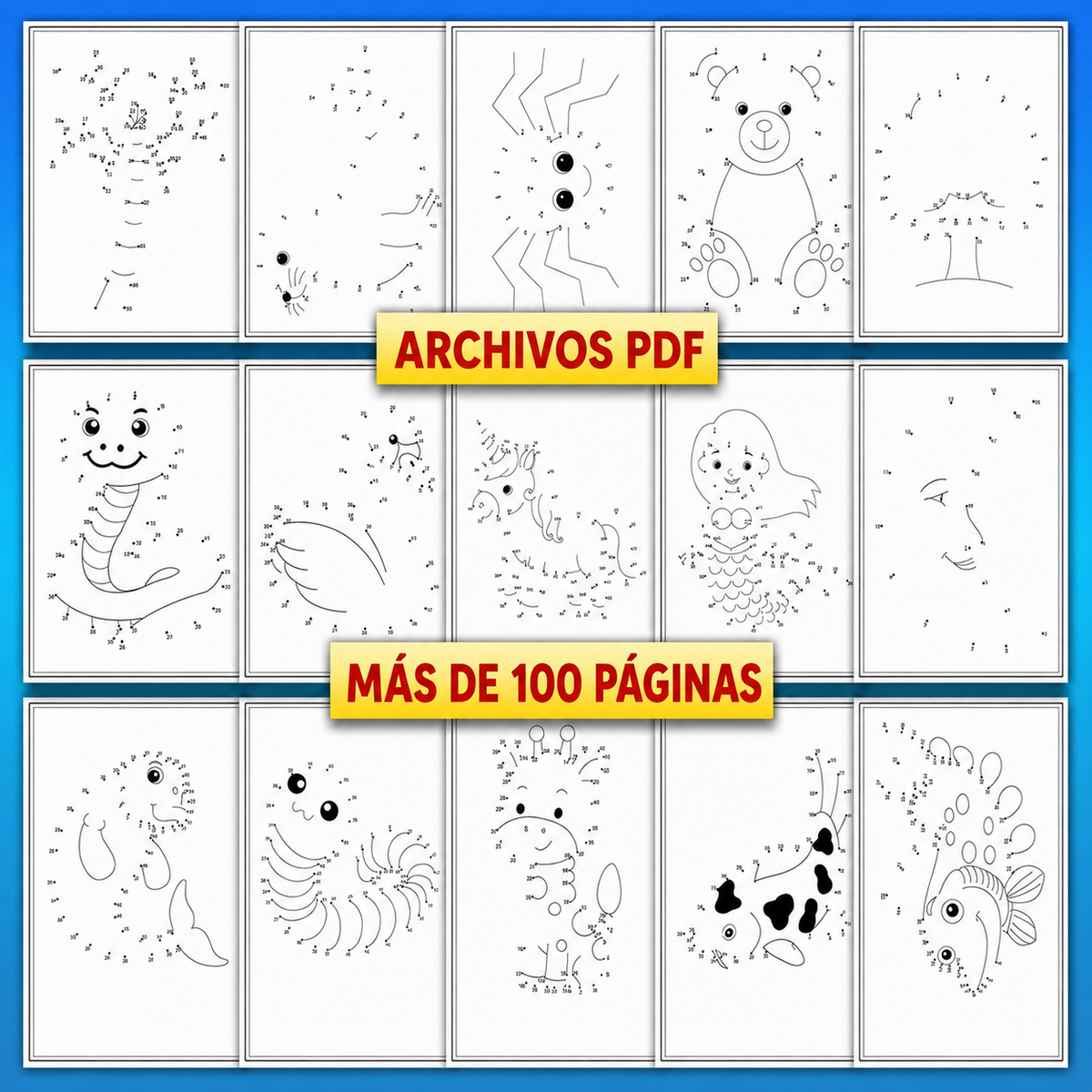 KIT UNE LOS PUNTOS +100 FICHAS