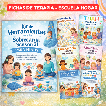 KIT TEA-AUTISMO PARA NIÑOS (+800 RECURSOS)