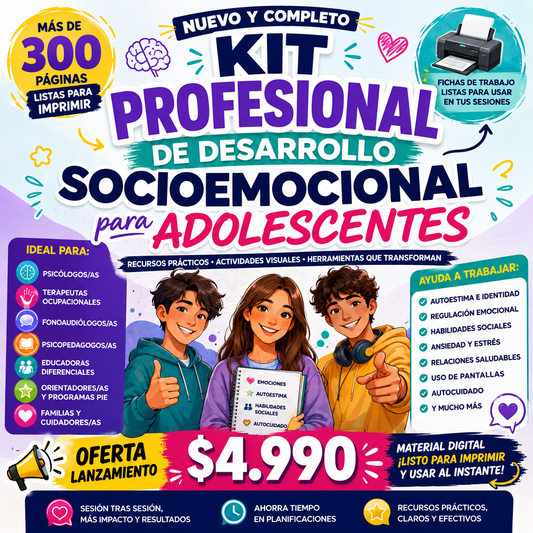 KIT ADOLESCENTES (+250 RECURSOS)